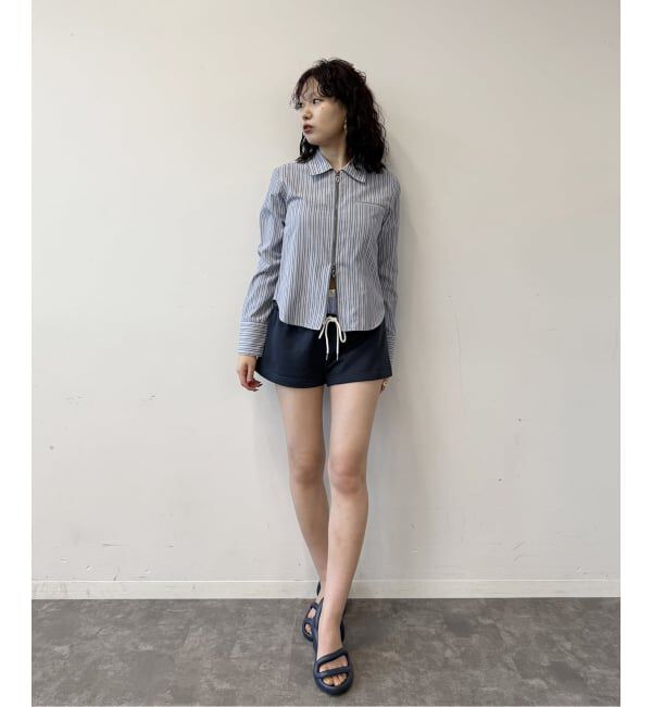 Oriens JOURNAL STANDARD「《追加》ダブルジップストライプシャツ」|シャツ・ブラウス|