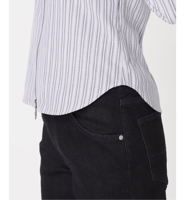 Oriens JOURNAL STANDARD「《追加》ダブルジップストライプシャツ」|シャツ・ブラウス|