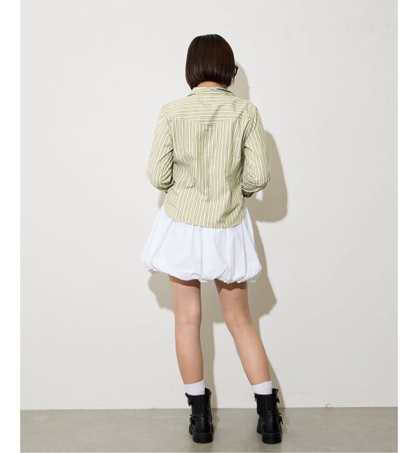 Oriens JOURNAL STANDARD「《追加》ダブルジップストライプシャツ」|シャツ・ブラウス|