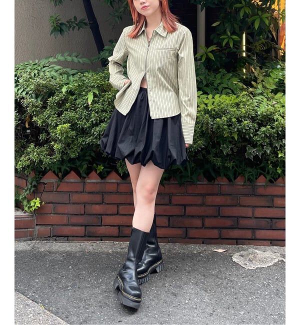 Oriens JOURNAL STANDARD「《追加》ダブルジップストライプシャツ」|シャツ・ブラウス|