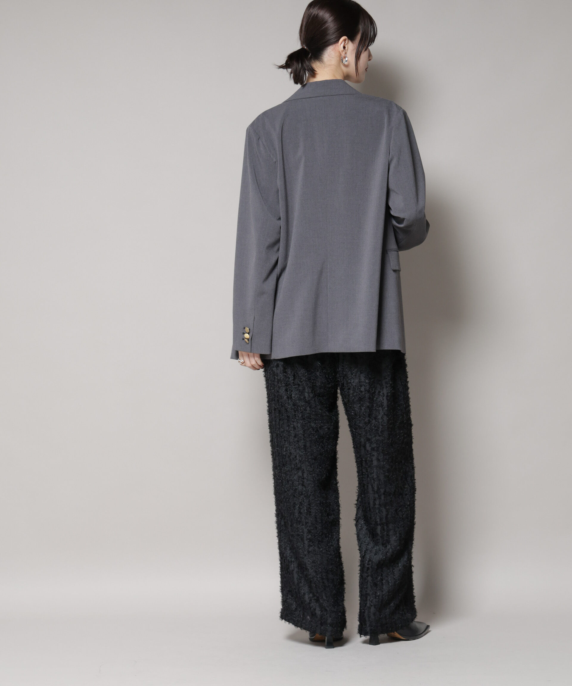 nano･universe「フリンジジャガードパンツ」|チノ|