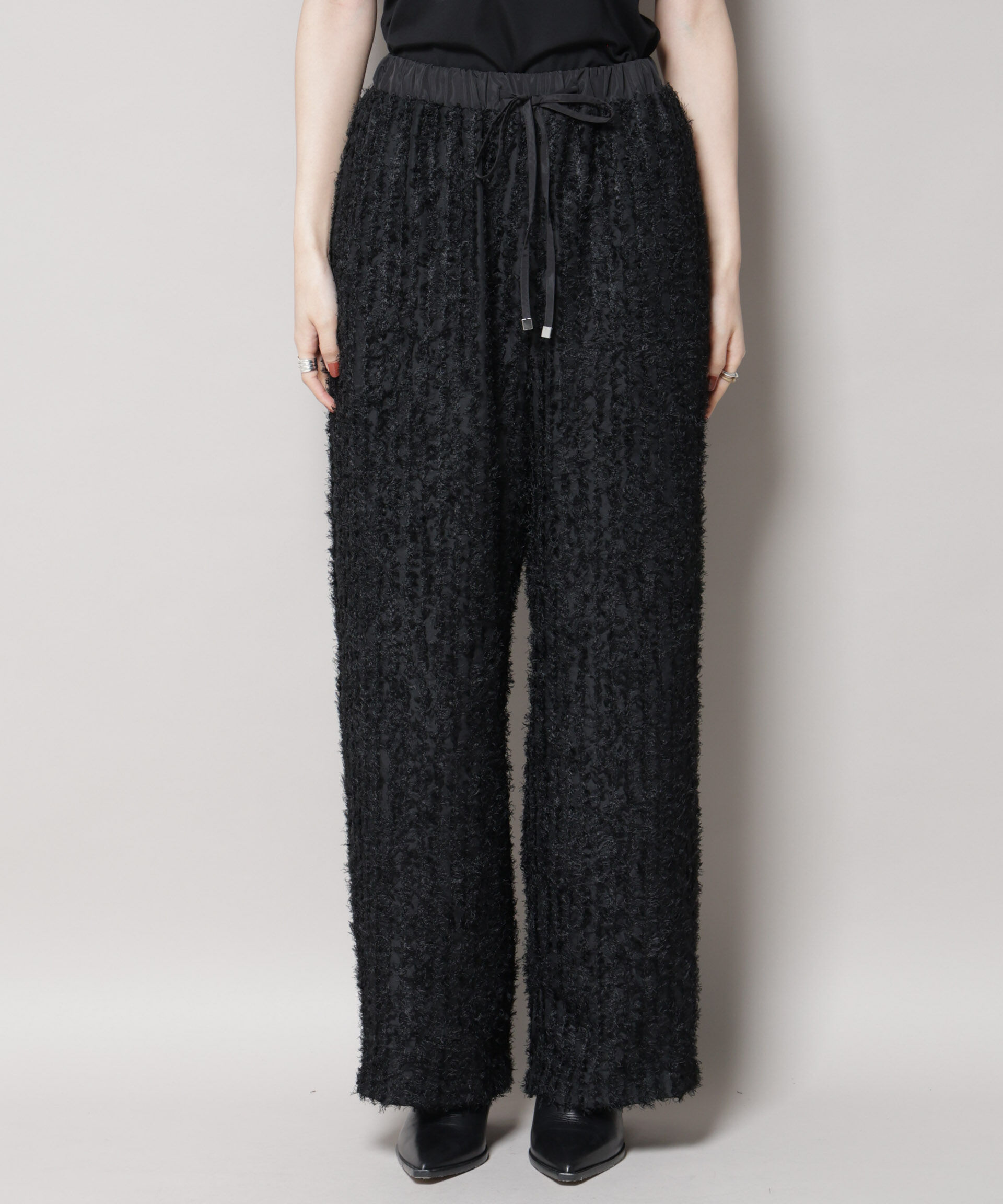 nano･universe「フリンジジャガードパンツ」|チノ|