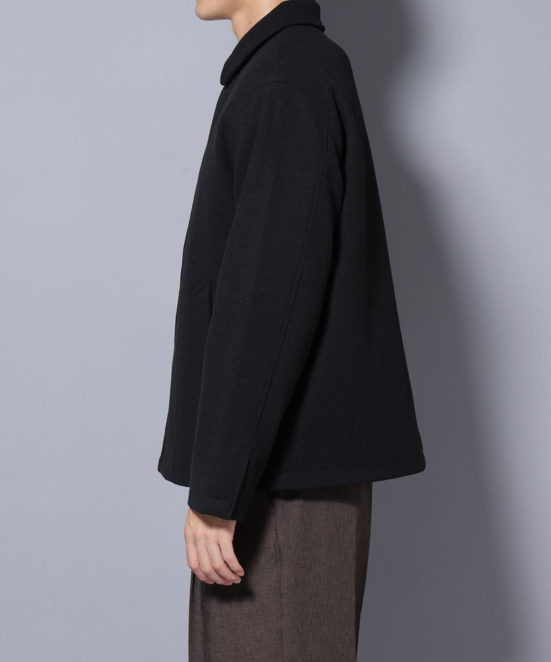 nano･universe「テックメルトンショートブルゾン」|ブルゾン・スタジャン|