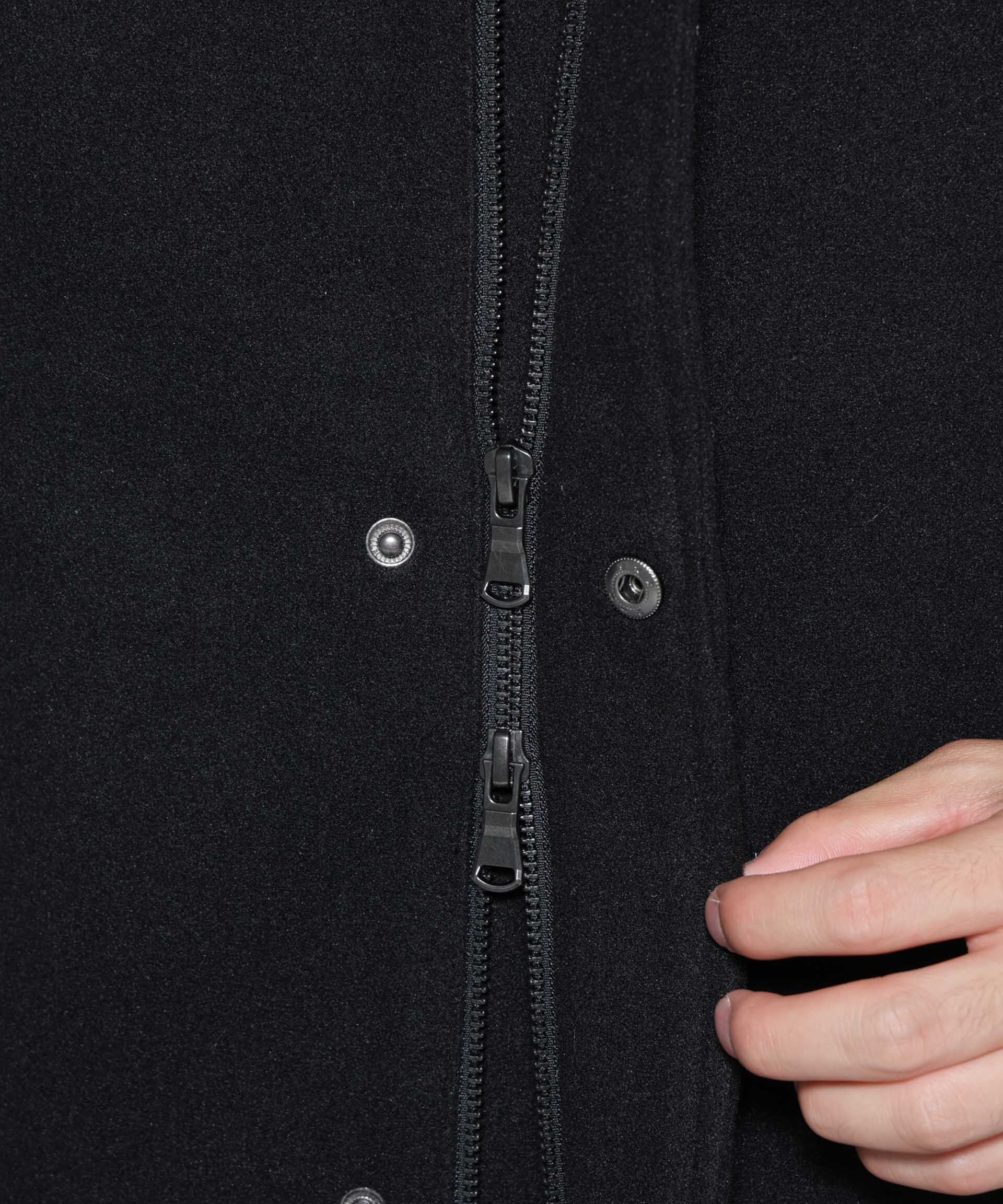 nano･universe「テックメルトンショートブルゾン」|ブルゾン・スタジャン|