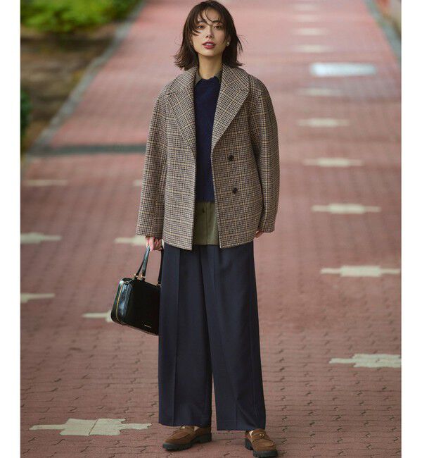 23区「フォックスカシミヤファー ショート丈 ニット」|ニット・セーター|