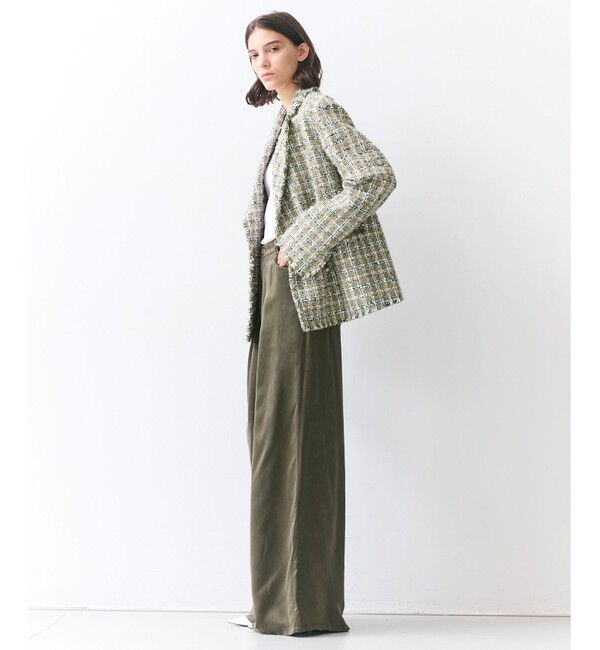 BEIGE,「【Oggi掲載】BERYL / ファンシーツイードダブルジャケット」|その他|