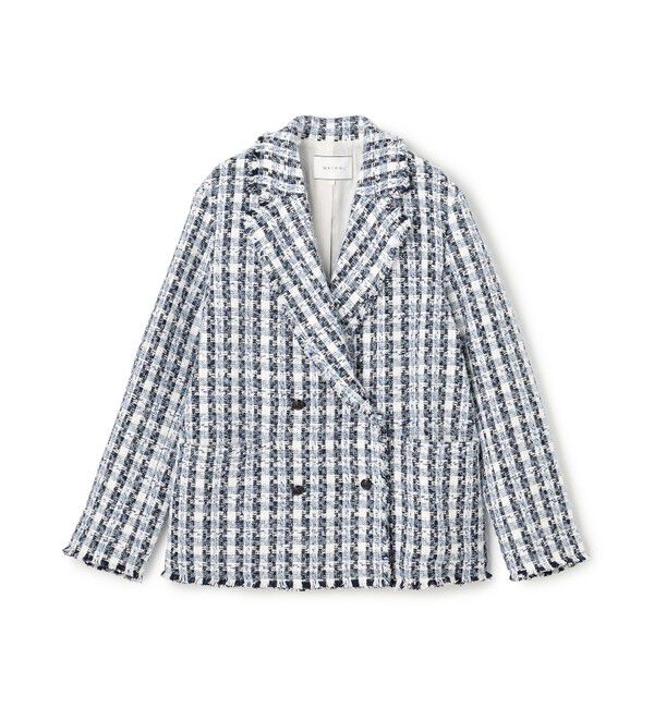 BEIGE,「【Oggi掲載】BERYL / ファンシーツイードダブルジャケット」|その他|