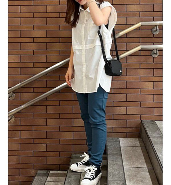 LACOSTE「4WAYデザイン ボリュームスリーブ ロングシャツ」|シャツ・ブラウス|