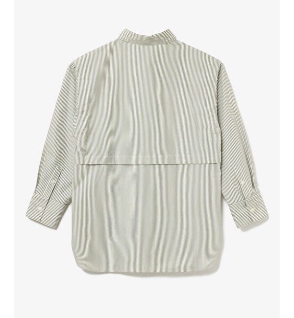 LACOSTE「4WAYデザイン ボリュームスリーブ ロングシャツ」|シャツ・ブラウス|