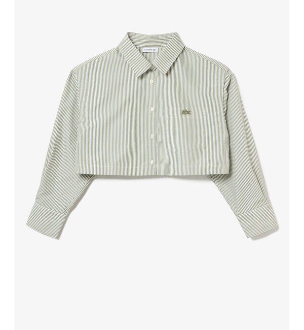 LACOSTE「4WAYデザイン ボリュームスリーブ ロングシャツ」|シャツ・ブラウス|