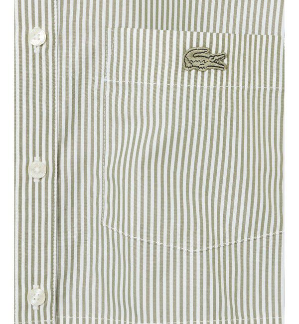 LACOSTE「4WAYデザイン ボリュームスリーブ ロングシャツ」|シャツ・ブラウス|