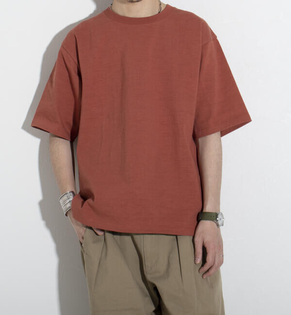 GLOSTER「【GLOSTER/グロスター】ヘビーウェイトスラブＴシャツ ビッグシルエット/マックスウェイト」|Tシャツ・カットソー|