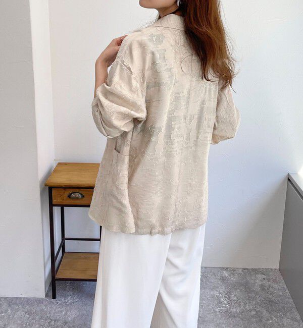 fredy emue「シアージャガードシャツジャケット」|テーラードジャケット|