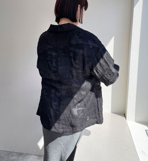 fredy emue「シアージャガードシャツジャケット」|テーラードジャケット|