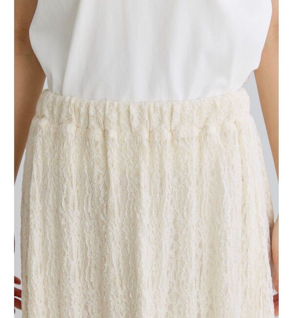 VIS「ラメレースフレアスカート」|スカート|