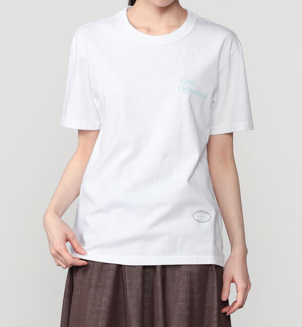  「TANGTANG | 半袖Tシャツ ONE OPE LACK WOMEN」|Tシャツ・カットソー|WHITE