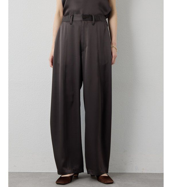 Drawing Numbers「【Drawing Numbers】ダブルサテンコクーンパンツ」|チノ|