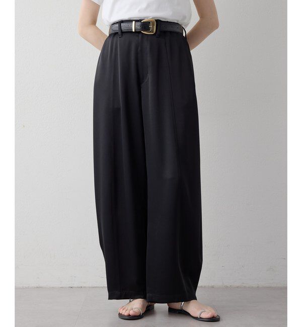 Drawing Numbers「【Drawing Numbers】ダブルサテンコクーンパンツ」|チノ|