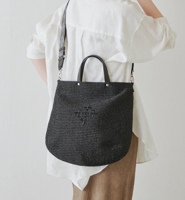  「《WEB限定》スリム2WAYトートバッグ <ナイロンラフィア>」|トートバッグ|