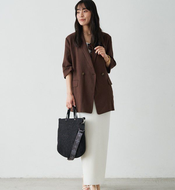  「《WEB限定》スリム2WAYトートバッグ <ナイロンラフィア>」|トートバッグ|