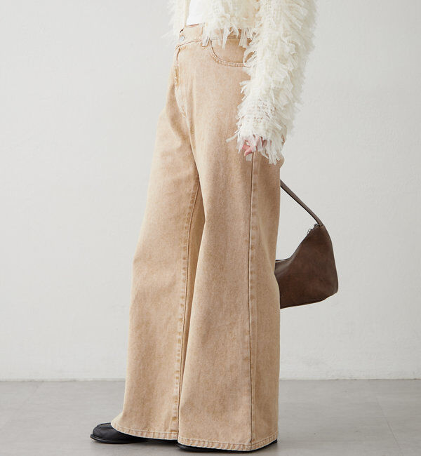  「【新色ブルー登場！】フレアデニム」|デニム|