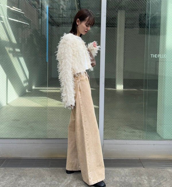  「【新色ブルー登場！】フレアデニム」|デニム|