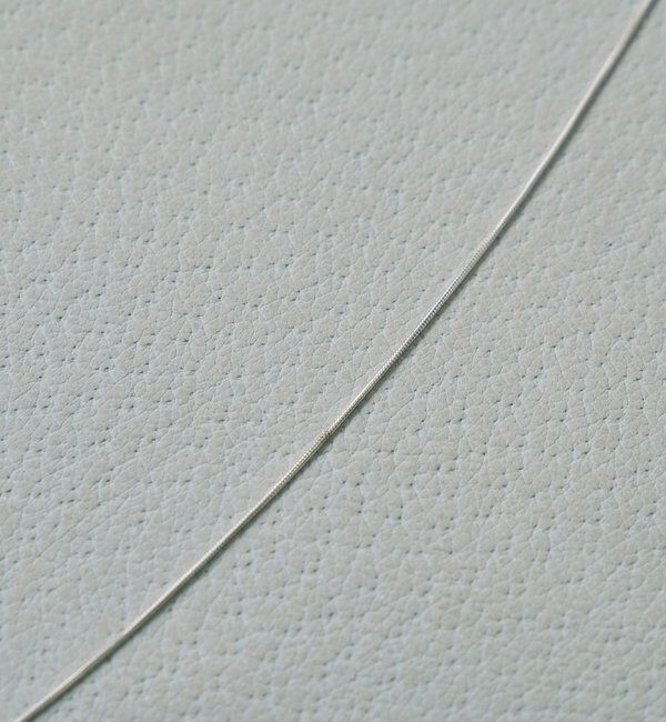  「シルバーラリエットネックレス」|ネックレス|