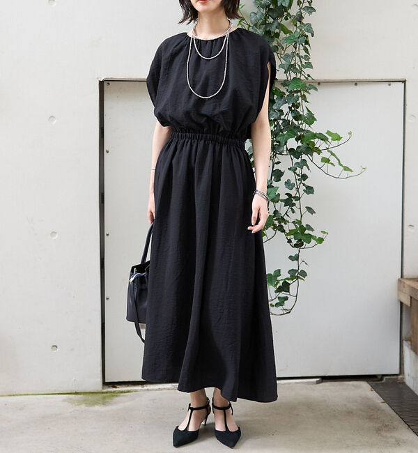 Rouge vif「ノースリーブワンピース」|ワンピース|ブラック