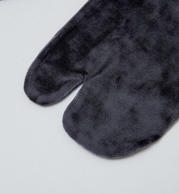 Rouge vif「【Keena/キーナ】ベルベットソックスロング/靴下/丈長め/足袋/ベロア【WE」|ソックス|