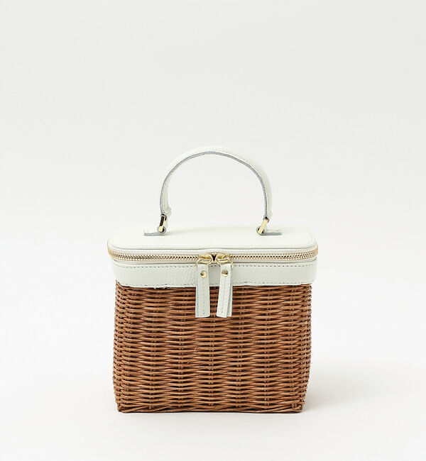 AU BANNISTER「●BAGMATI ラタンショルダーバッグ」|ショルダー・メッセンジャー|アイボリー