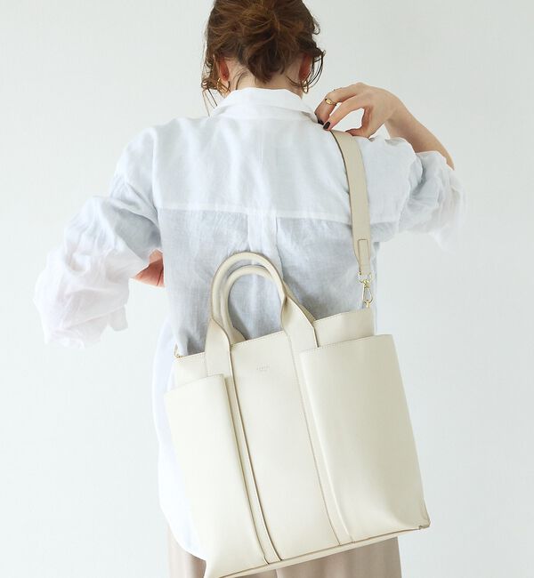 LOWELL things「Ordi/ダブルポケット2WAYトートL」|トートバッグ|