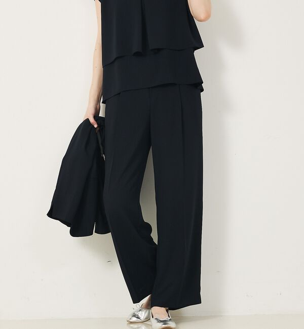 abahouse mavie「【エニデイカセット・サマー】ジョーゼットストレートパンツ」|その他|