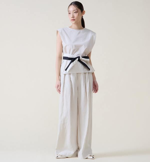 TIARA「リボンベルトブラウス」|シャツ・ブラウス|