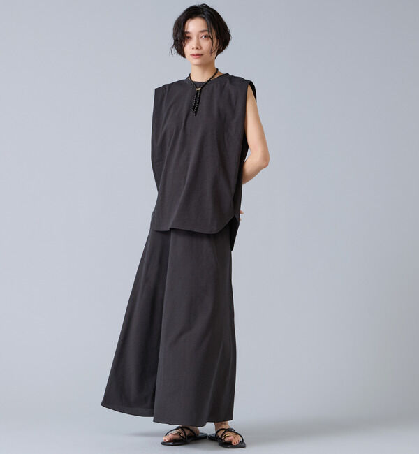 Liesse「【定番】カットソーフレアスカート」|スカート|