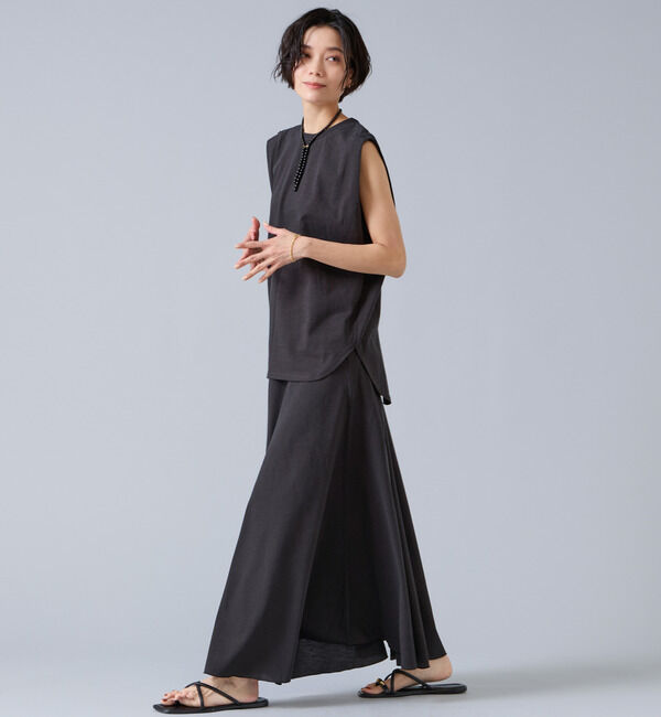 Liesse「【定番】カットソーフレアスカート」|スカート|