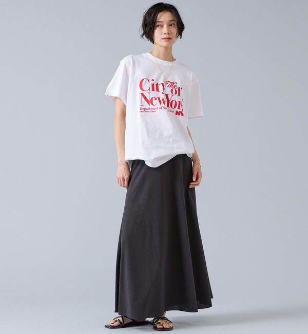 Liesse「【定番】カットソーフレアスカート」|スカート|