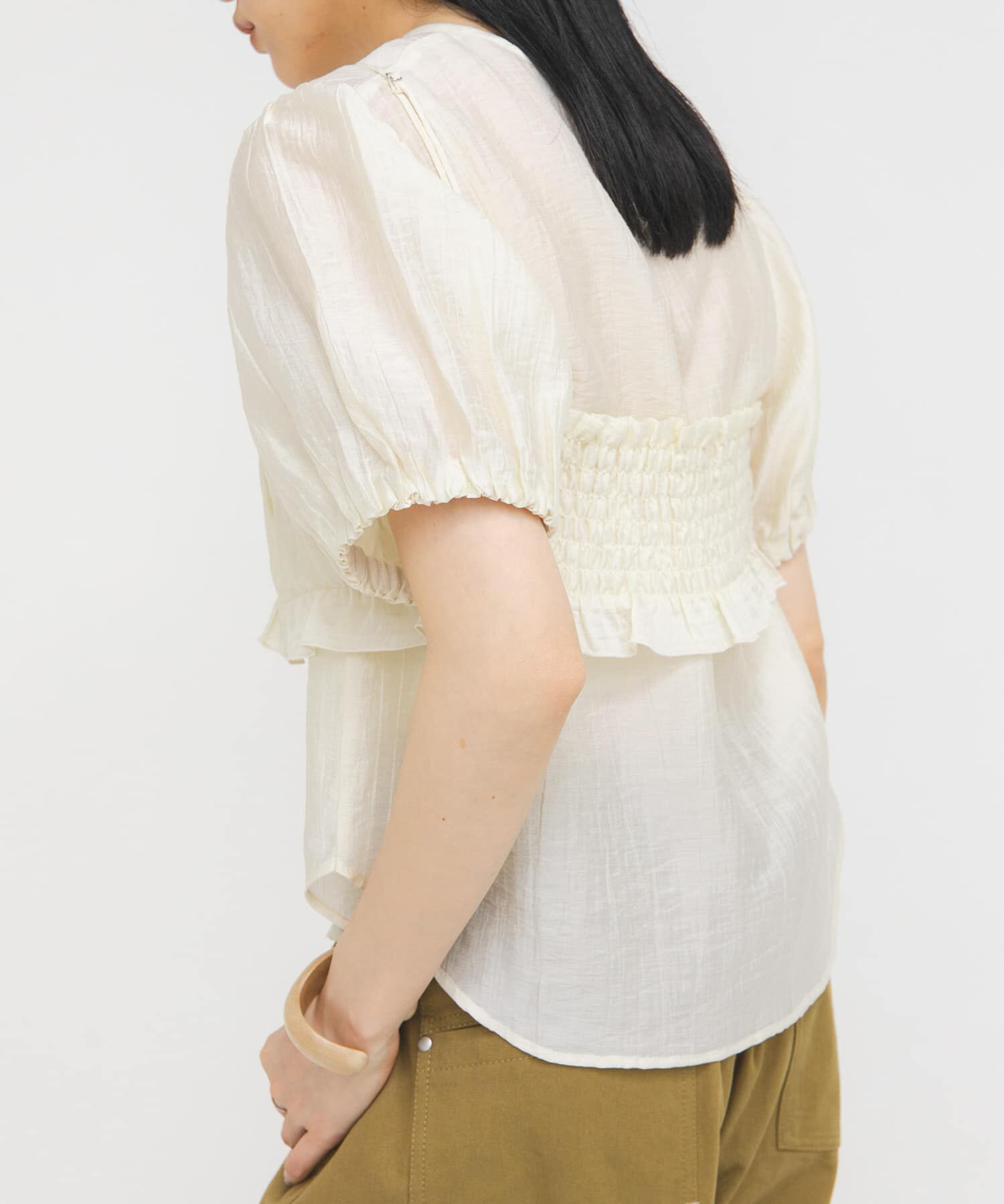  「ブラトップビスチェSETブラウス」|シャツ・ブラウス|