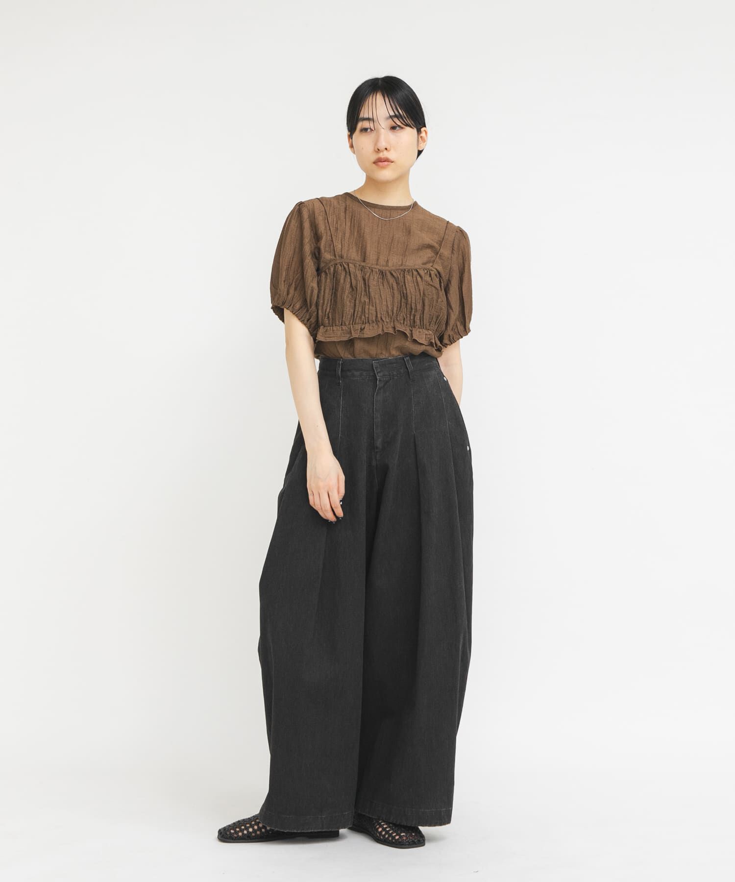  「ブラトップビスチェSETブラウス」|シャツ・ブラウス|