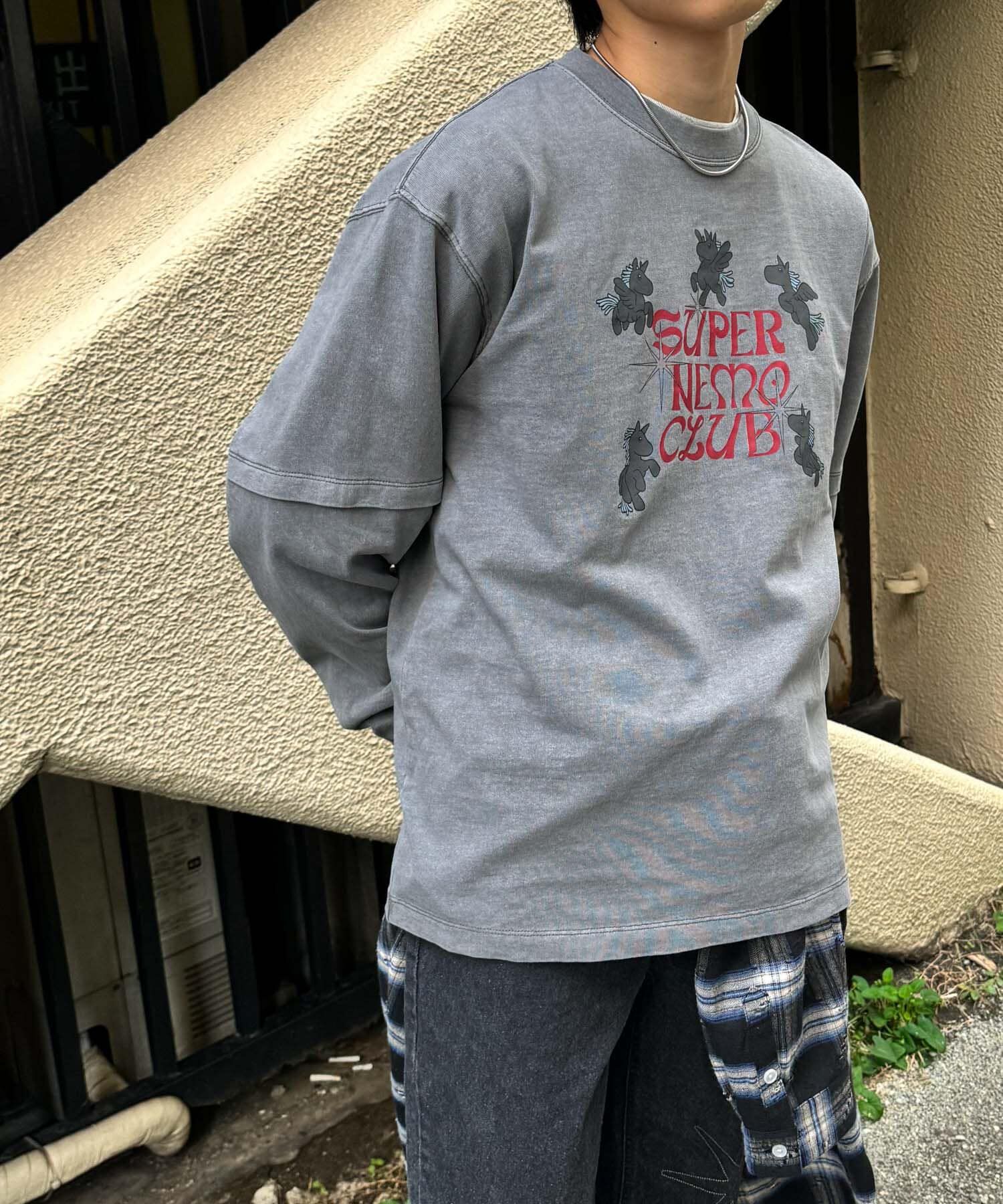 SENSE OF PLACE by URBAN RESEARCH「『別注』SHUHEI KOKI&times;SENSE OF PLACE　フェイクレイヤードTシャツ」|Tシャツ・カットソー|