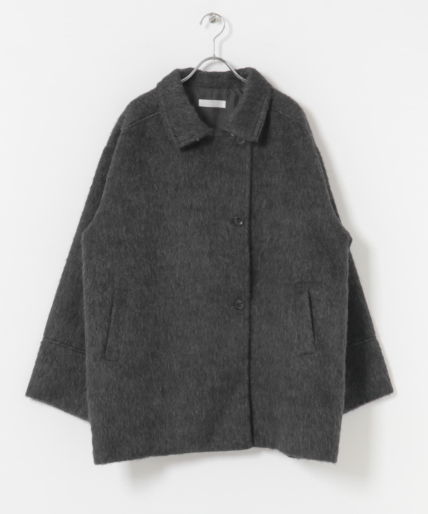 SENSE OF PLACE by URBAN RESEARCH「マルチカラーシャギーコート」|ノーカラーコート|