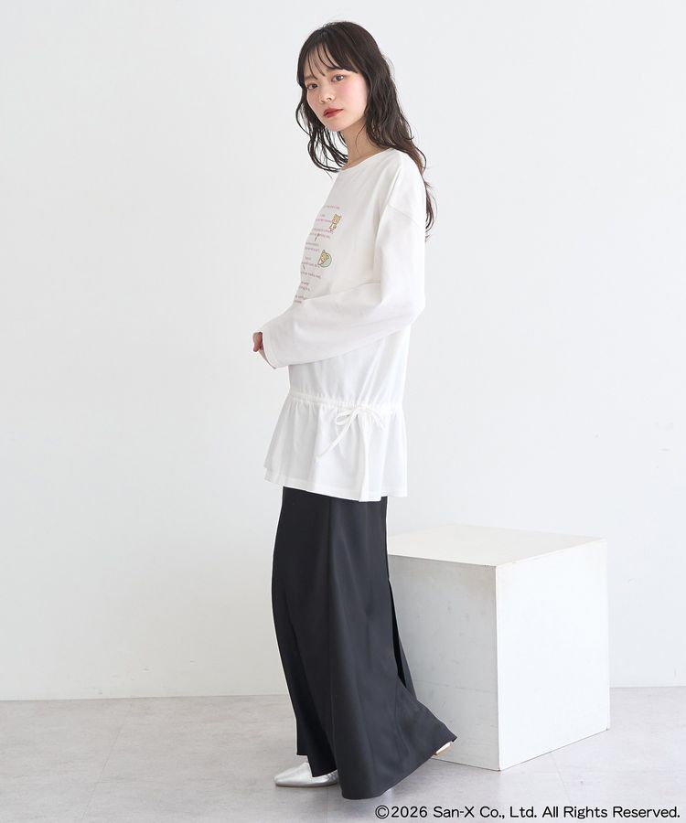 earth music&ecology「リラックマ&times;earth ブラウジングロンT」|Tシャツ・カットソー|