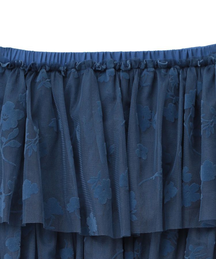 Green Parks「・ELENCARE DUE フロッキーptチュールスカート」|スカート|