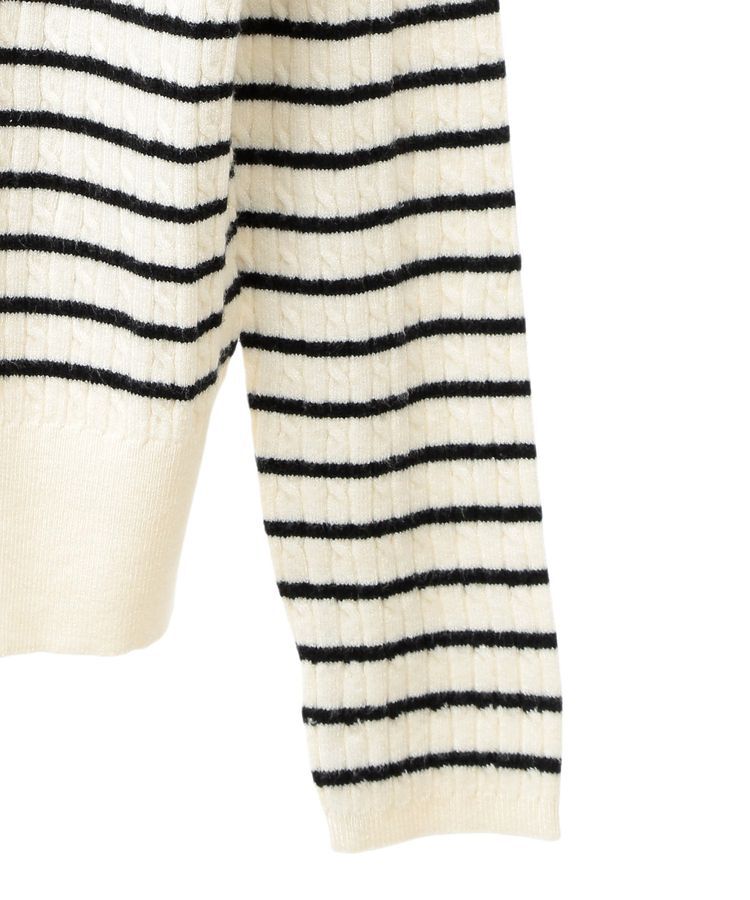 Green Parks「プチケーブルクルーネックニットプルオーバー」|ニット・セーター|