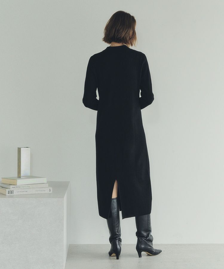 YECCA VECCA「襟付きニットワンピース」|ワンピース|