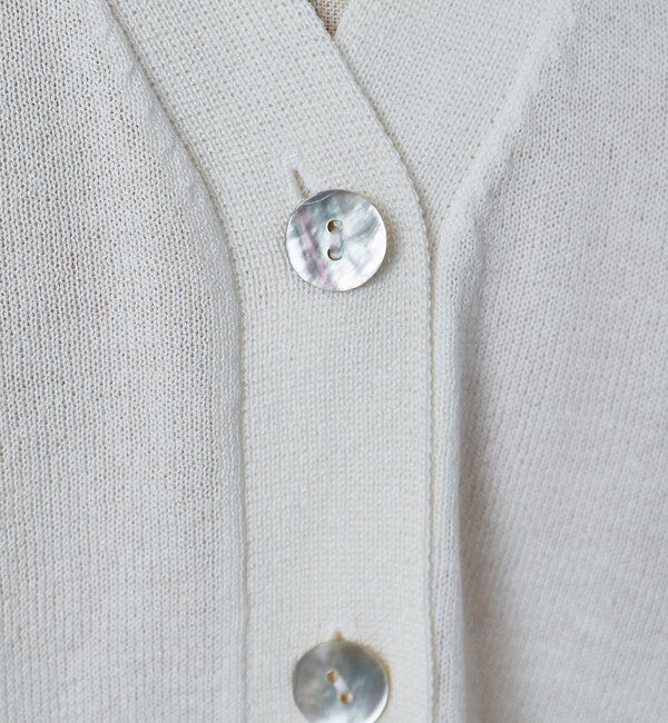  「シアーVネックカーディガン」|カーディガン|