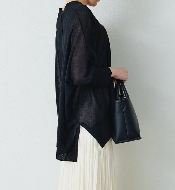  「シアーVネックカーディガン」|カーディガン|