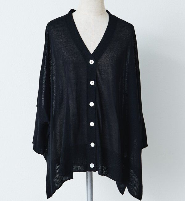  「シアーVネックカーディガン」|カーディガン|