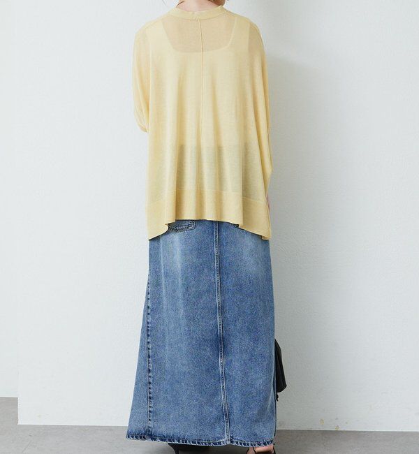  「シアーVネックカーディガン」|カーディガン|