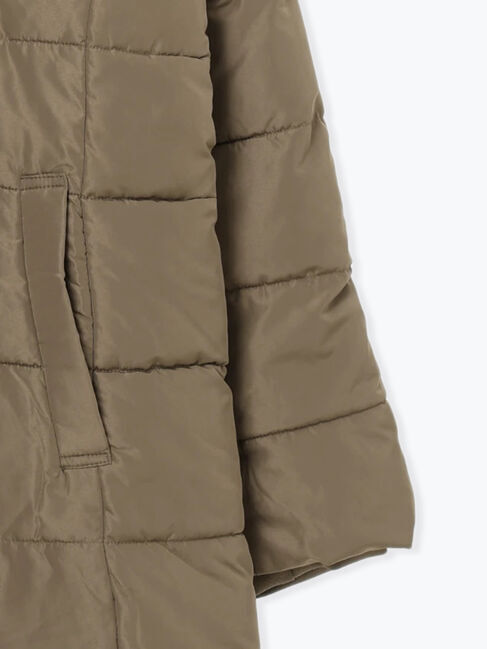 Samansa Mos2 blue「スタイルアップパデットコート」|その他|