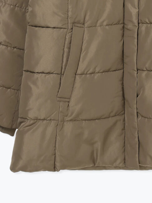 Samansa Mos2 blue「スタイルアップパデットコート」|その他|